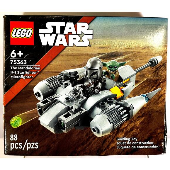 LEGO 75363 Star Wars THE MANDALORIAN N-1 STARFIGHTER Microfighter, New, See Pics - Picture 1 of 7